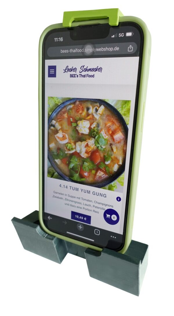 Handy- und Tablet-Halter purvario inkl. 2 Aufsätze