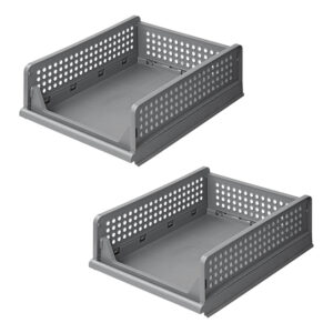 Küchenregal-Organizer ProPlus 2-lagig, stapelbar Farbe grau