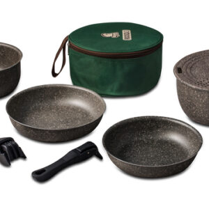 Kochset BEAVER BRAND ROCKZA20-EVO Farbe stone grey