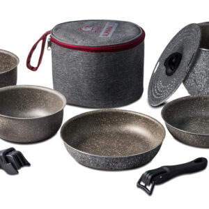 Kochset BEAVER BRAND ALMANA20-EVO Farbe stone grey