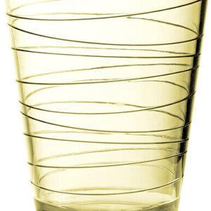 BRUNNER Trinkglas Onda Farbe gelb