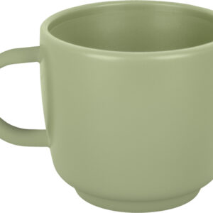Henkelbecher BRUNNER Cappuccino Dolomit Farbe grün