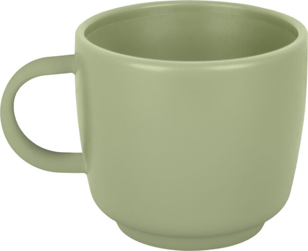 Henkelbecher BRUNNER Cappuccino Dolomit Farbe grün