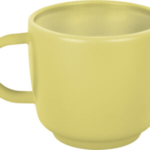 Henkelbecher BRUNNER Cappuccino Dolomit Farbe gelb