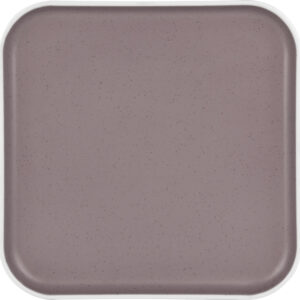 Essteller BRUNNER eckig Dolomit 25 x 25 cm Farbe rosé
