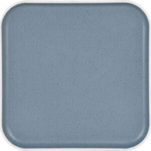 Essteller BRUNNER eckig Dolomit 25 x 25 cm Farbe blau