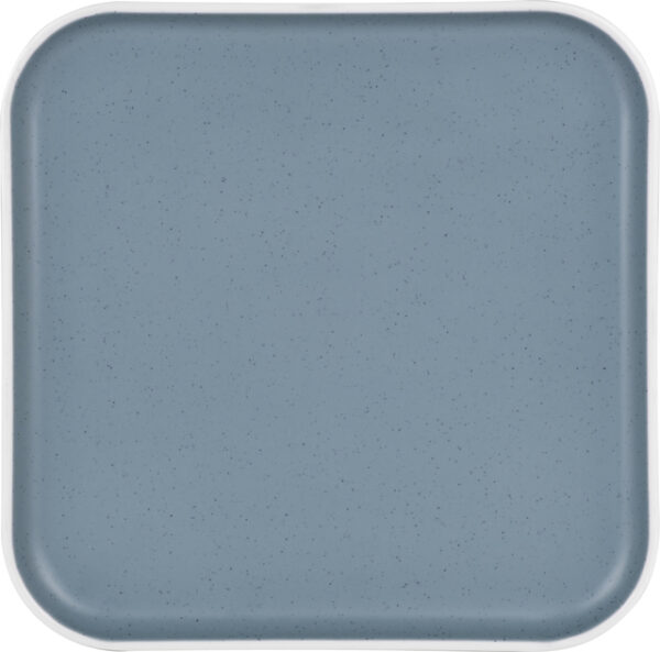 Essteller BRUNNER eckig Dolomit 25 x 25 cm Farbe blau