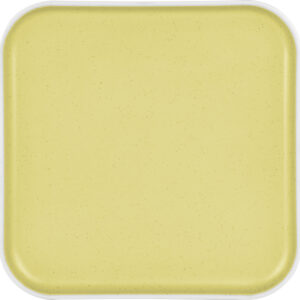 Essteller BRUNNER eckig Dolomit 25 x 25 cm Farbe gelb