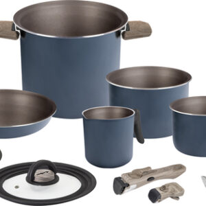 Topfset BRUNNER Torralta Durchm. 22 cm Farbe blau