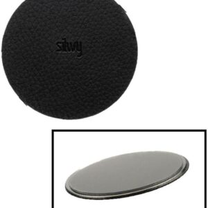Metall-Pad silwy Superstrong 8 cm Durchm., Farbe schwarz