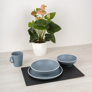 Geschirrset BRUNNER Dolomit Magnetic Antislip 11-tlg. Farbe blau