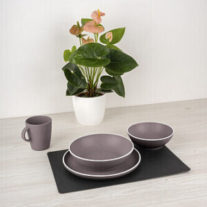 Geschirrset BRUNNER Dolomit Magnetic Antislip 11-tlg. Farbe rosé