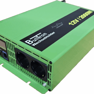Wechselrichter BullTron 12 V 2000 W Netzvorrangschaltung 16 A Sicherung