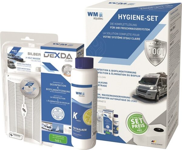 Hygiene-Trio für Frischwassersystem Bis 100 l Tankgröße – Bild 2