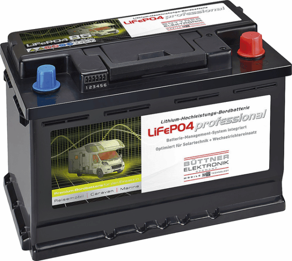 Bord-Versorgungsbatterie Büttner LiFePO 85 AH
