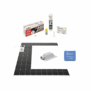MPPT Regler Set Moscatelli Solarmodul C 90 inkl. Regler , Dachdurchführung und Klebeset