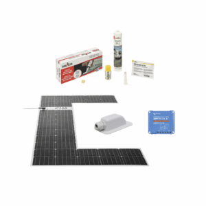 MPPT Regler Set Moscatelli Solarmodul C 120 inkl. Regler Dachdurchführung und Klebeset 82 x 138 x 2 cm