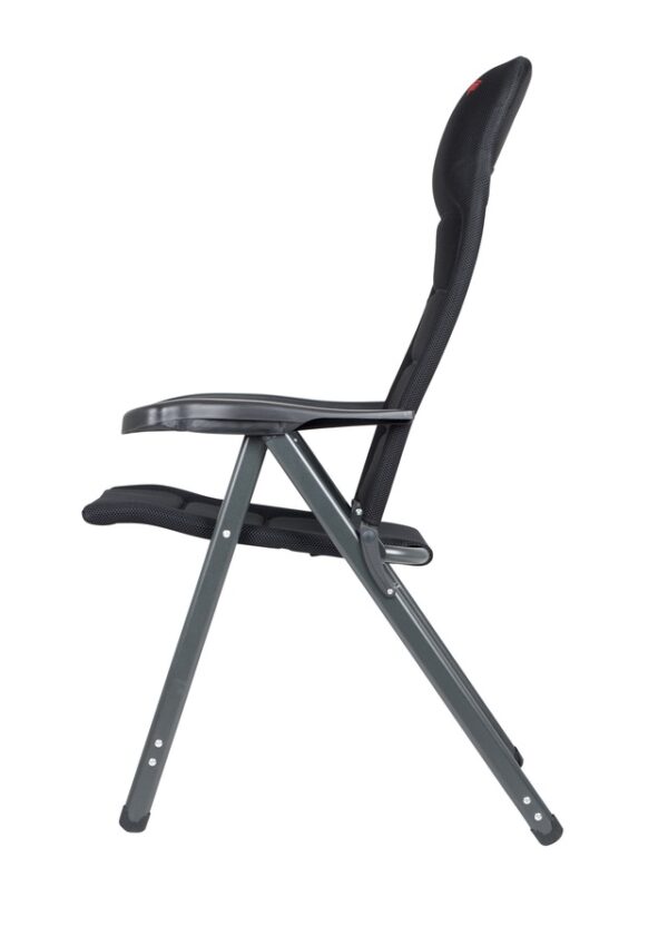 Air Deluxe Campingstuhl CRESPO ohne Kopfpolster 67 x 119 x 77 cm Farbe schwarz – Bild 3
