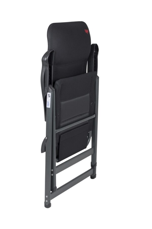 Air Deluxe Campingstuhl CRESPO ohne Kopfpolster 67 x 119 x 77 cm Farbe schwarz – Bild 6