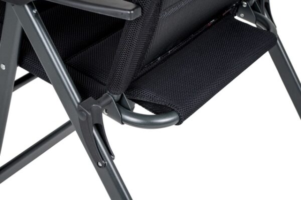 Air Deluxe Campingstuhl CRESPO ohne Kopfpolster 67 x 119 x 77 cm Farbe schwarz – Bild 8