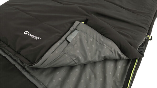 Schlafsack Outwell Contour rechts, Farbe midnight black – Bild 3