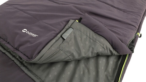 Schlafsack Outwell Contour rechts, Farbe dark purple – Bild 7