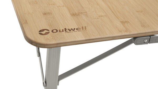 Bambustisch Outwell Custer L Alu Farbe braun – Bild 5