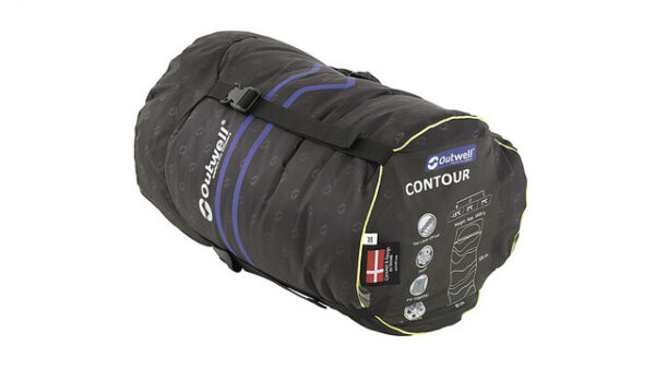 Schlafsack Outwell Contour links, Farbe dark purple – Bild 6