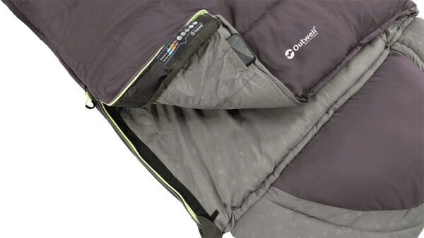Schlafsack Outwell Contour links, Farbe dark purple – Bild 7