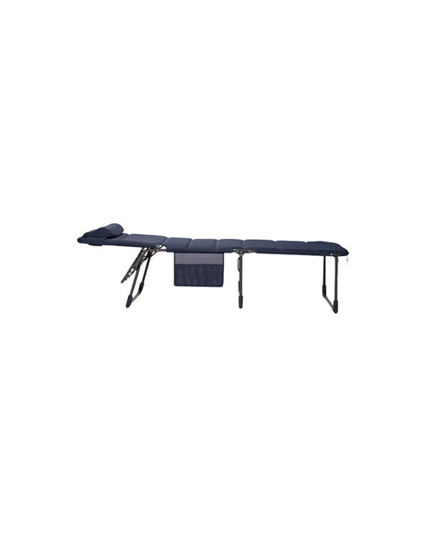 Dreibeinliege CRESPO extra Air-Deluxe Alu Farbe blau – Bild 4
