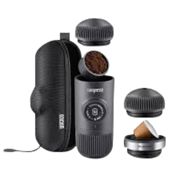 Espressomaschine Wacaco Nanopresso tragbar Fb. grau – Bild 2