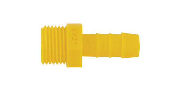 Einschraubtülle LILIE gerade 1/2 Zoll x 12 mm Trinkwassersystem WeißGelb®