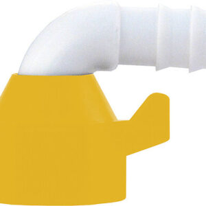 Winkel-Aufschraubtülle LILIE 12 mm Trinkwassersystem WeißGelb®