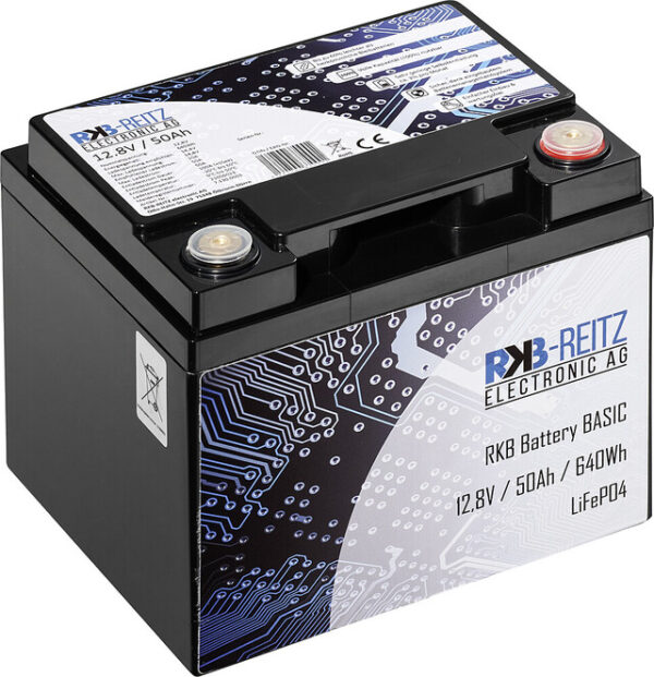 Lithium Batterie RKB LiFePo4, 12,8 V 50 Ah – Bild 2