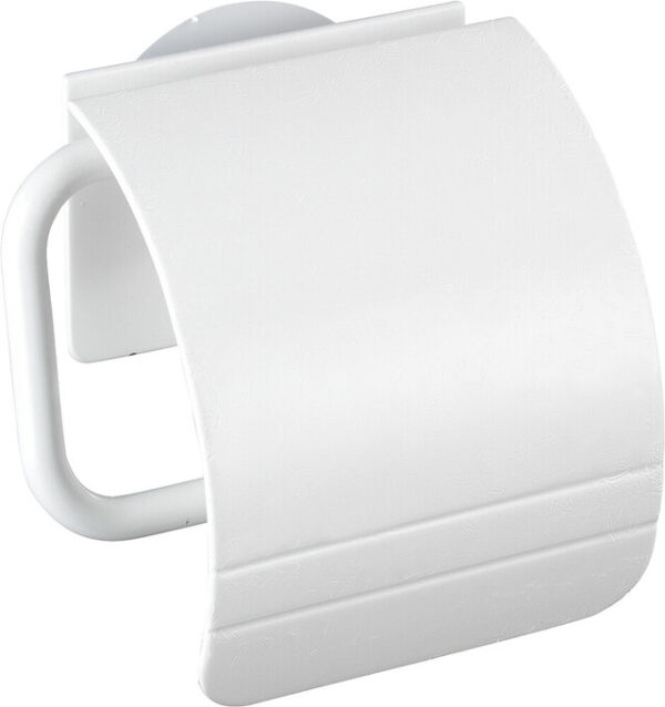 Toilettenpapierhalter Maximex mit Deckel Static-Loc® Osimo Farbe: weiß