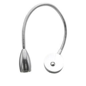LED Leseleuchte Jamara-LED flexibel mit Touch-Dimmer 12V 1W 4000k Farbe: silber