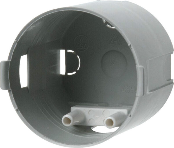 Berührungsschutzdose Berker Farbe grau Ø 45 mm lose