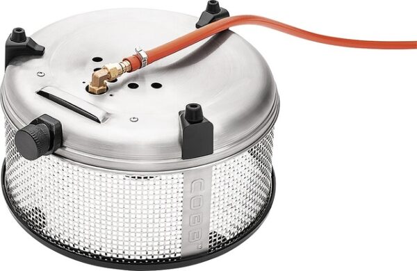 Grill COBB Premier+ Gasgrill Deluxe 30 mbar inkl. Grillplatte Griddle Plus+ Farbe silber – Bild 2