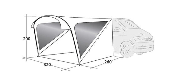 Vordach Outwell Touring Shelter – Bild 3