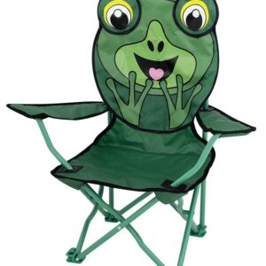 Kinderstuhl Eurotrail faltbar inkl. Tasche Motiv Frosch