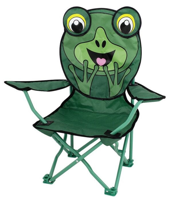 Kinderstuhl Eurotrail faltbar inkl. Tasche Motiv Frosch