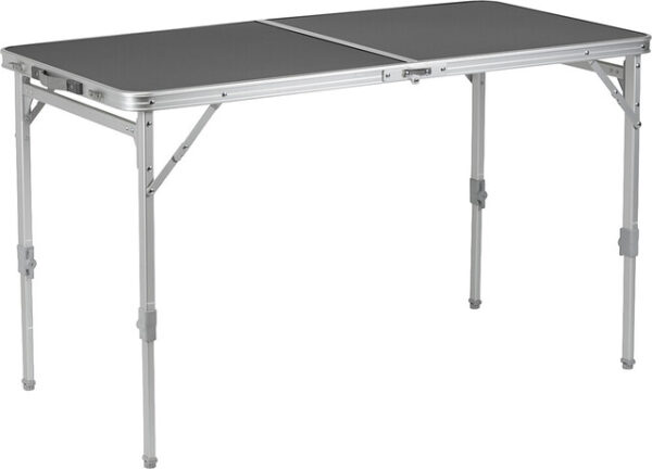 Tisch BRUNNER FLATPACK 4, Aluminium Farbe grau