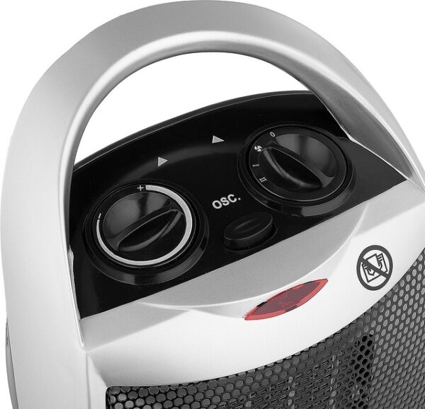 Keramik-Heizstrahler TRISTAR 1,5 kW mit Oszillationsfunktion – Bild 2