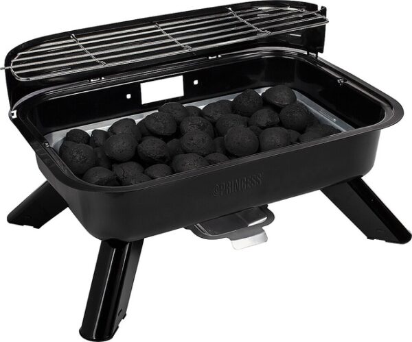 Hybridgrill Princess Elektro- und Holzkohlegrill 2000 W – Bild 4