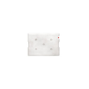 Kühlakku QOOL 6 Temperatur Elemente für Kühlbox L Standard Frozen 6er Set, Farbe weiß