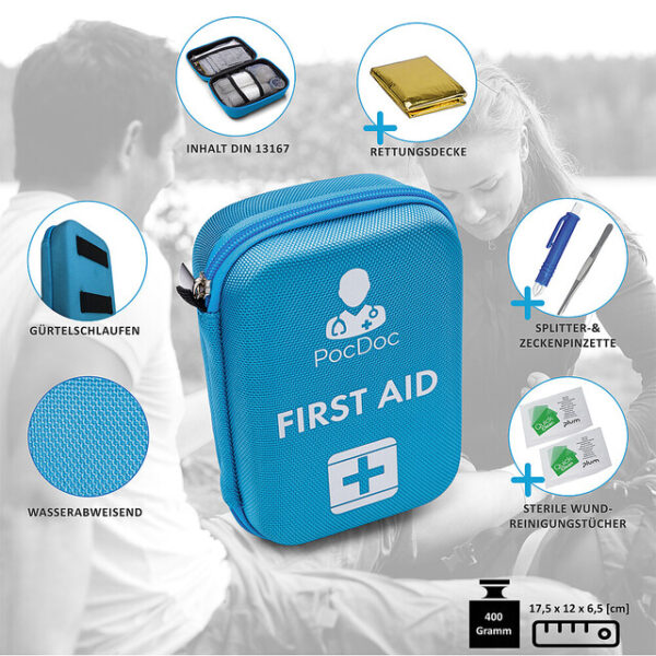 Reise-Erste-Hilfe Set PocDoc Outdoor mit Erste-Hilfe App – Bild 2
