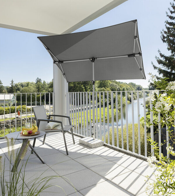 Sonnenschirm SCHNEIDER SCHIRME Novara 190 x 140 cm Farbe anthrazit – Bild 12