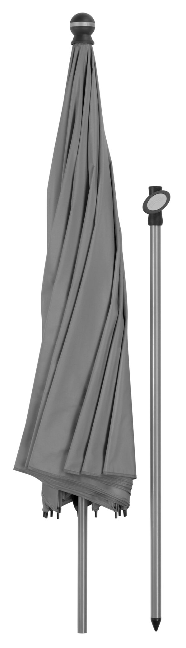 Sonnenschirm SCHNEIDER SCHIRME Locarno, 220 cm Farbe anthrazit – Bild 3