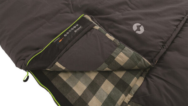 Schlafsack Outwell Camper L Farbe grey – Bild 7