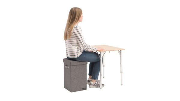 Staubox und Hocker Outwell Cornillon High Farbe grey melange – Bild 6